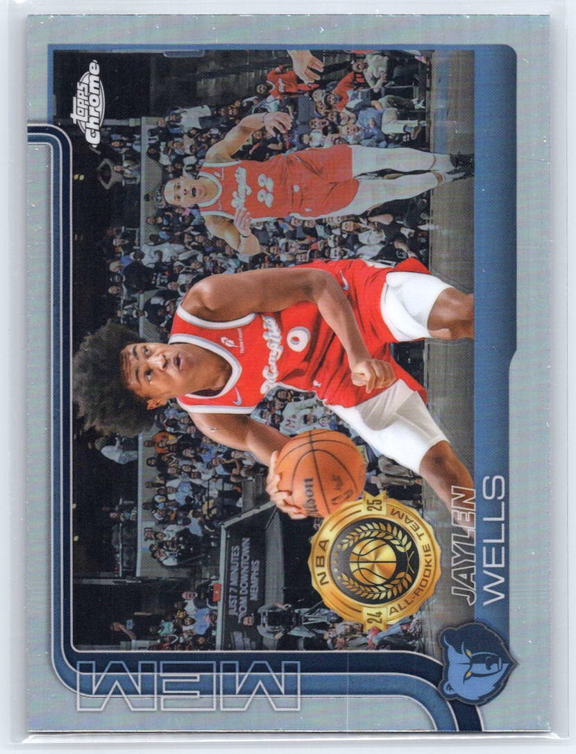 2025-26 Topps Chrome #200 Jaylen Wells Refractor
