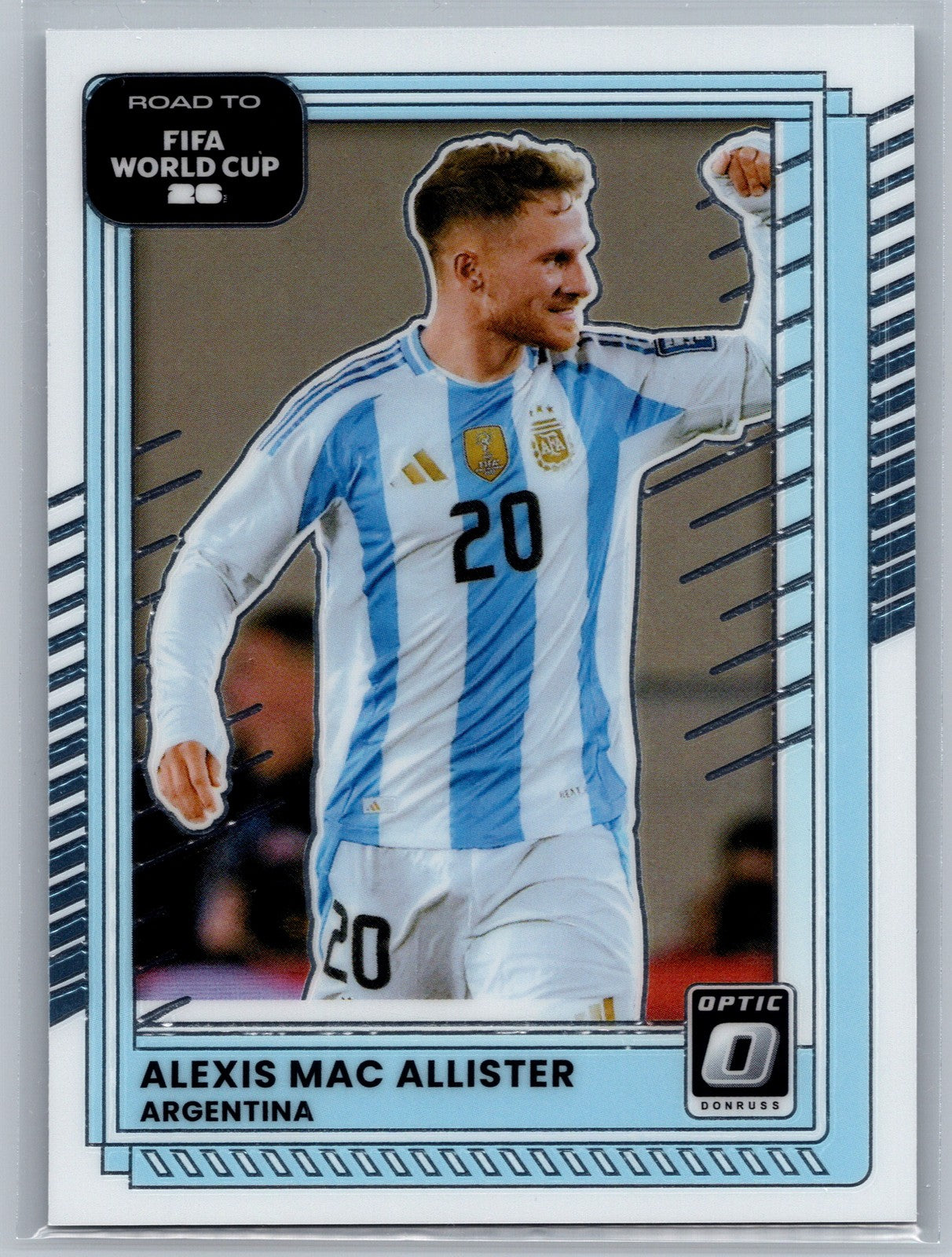 2025-26 Donruss Road to FIFA World Cup #156 Alexis Mac Allister Optic