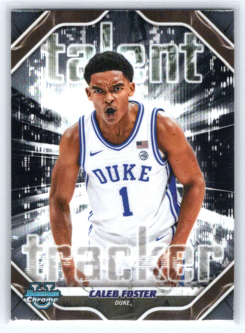 2025-26 Bowman #TT-16 Caleb Foster Talent Tracker