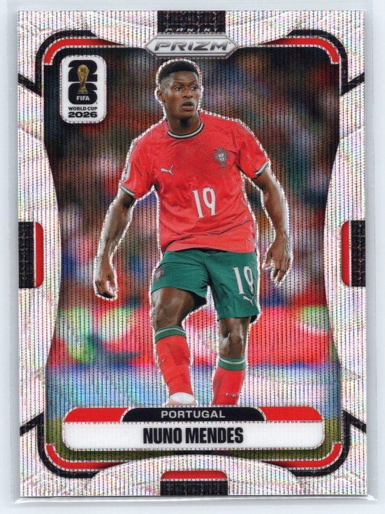 2026 Panini Prizm FIFA World Cup #354 Nuno Mendes Wave Prizms