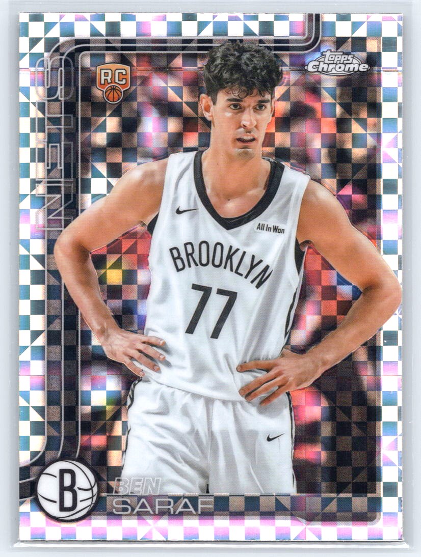 2025-26 Topps Chrome #276 Ben Saraf X-Fractor