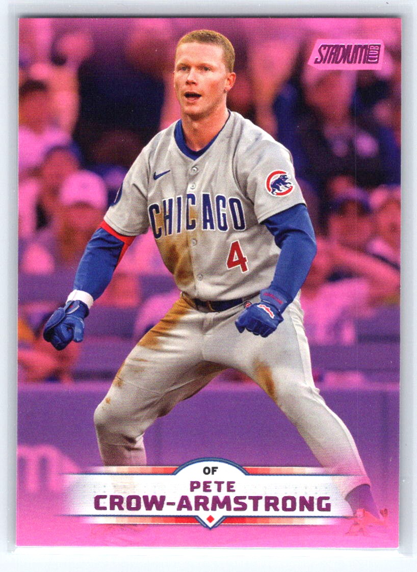 2025 Stadium Club #86 Pete Crow-Armstrong Pink Foil