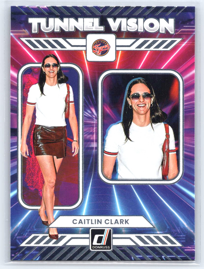 2025 Donruss WNBA #1 Caitlin Clark Tunnel Vision
