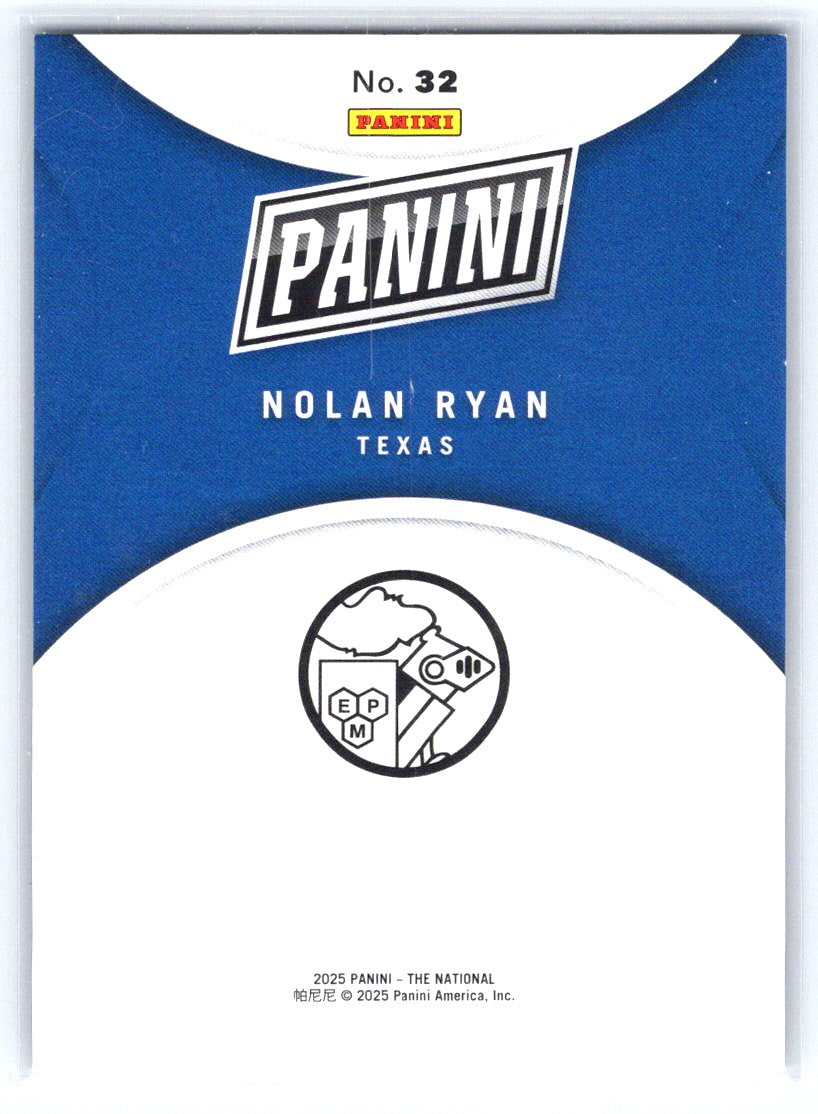 2025 Panini National Convention Silver Packs #32 Nolan Ryan Blue #/50