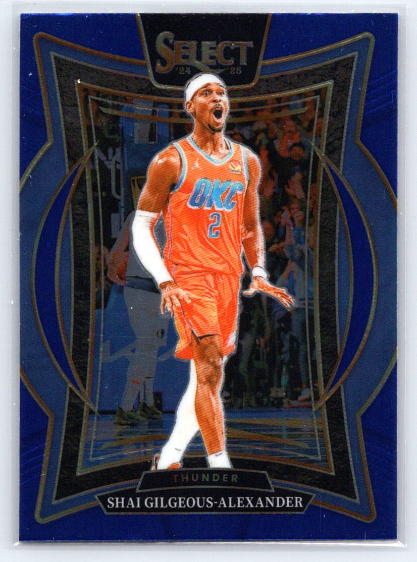 2024-25 Panini Select #36 Shai Gilgeous-Alexander Blue (Retail)