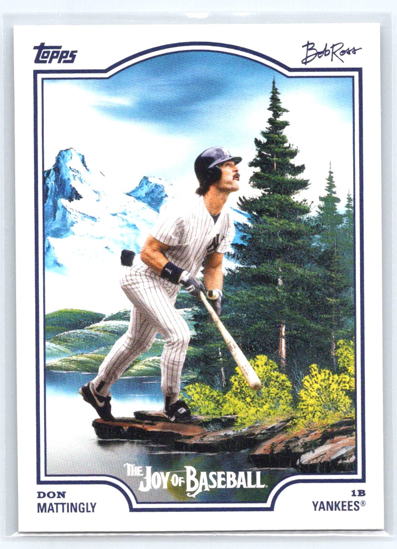 2025 Topps x Bob Ross: The Joy of Baseball #64 Don Mattingly
