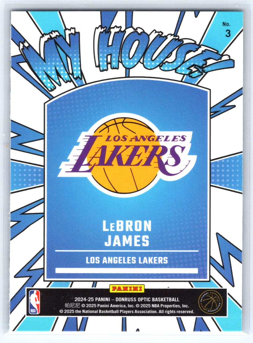 2024-25 Donruss Optic #3 LeBron James My House
