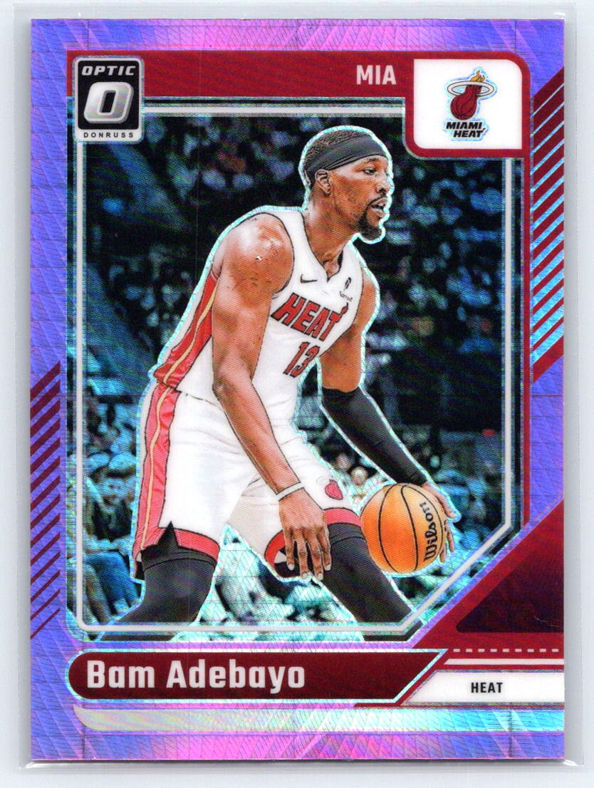 2024-25 Donruss Optic #212 Bam Adebayo Hyper Pink