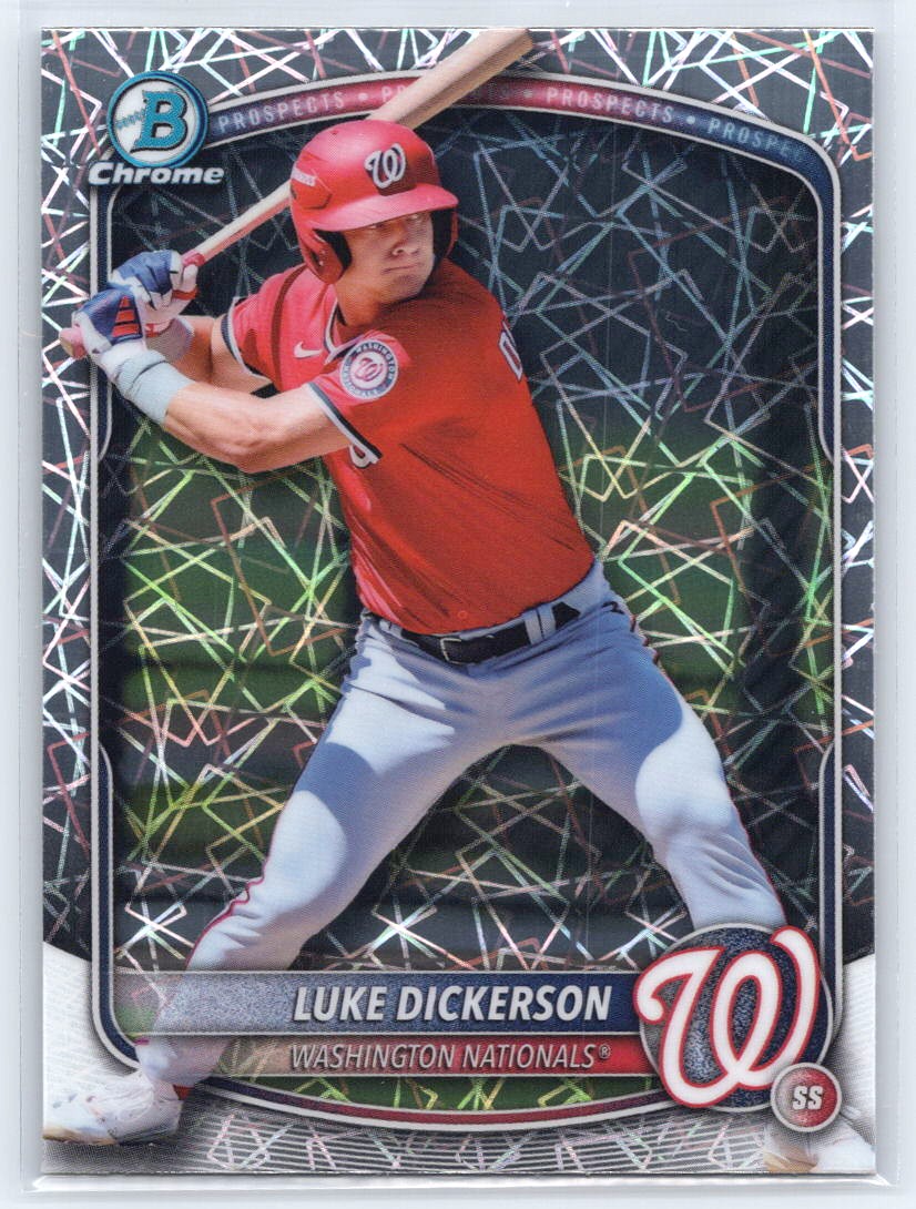 2025 Bowman Draft #BDC-61 Luke Dickerson Chrome Laser Refractor