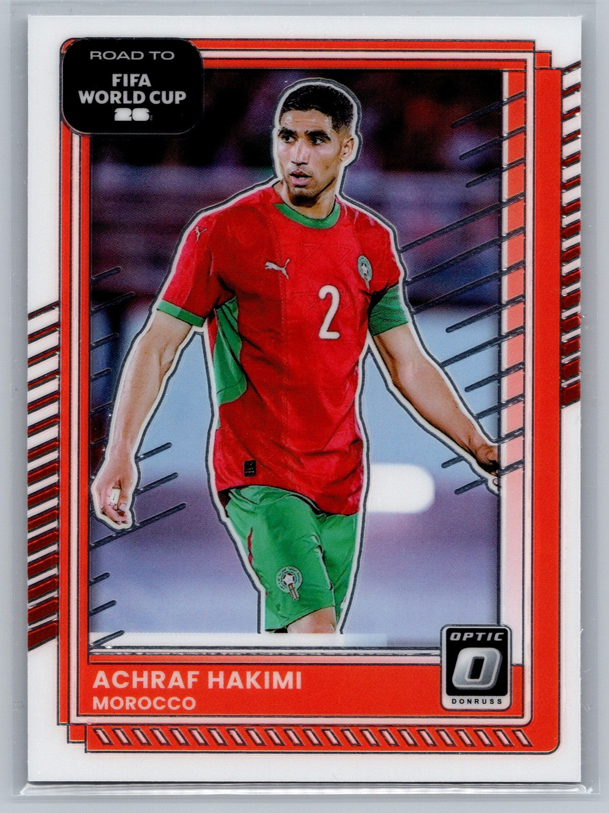 2025-26 Donruss Road to FIFA World Cup #99 Achraf Hakimi Optic