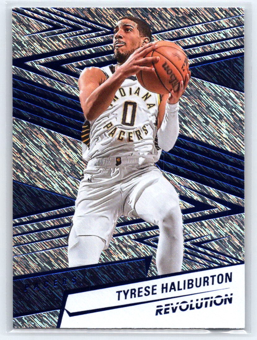 2024-25 Panini Revolution #91 Tyrese Haliburton Blue Storm