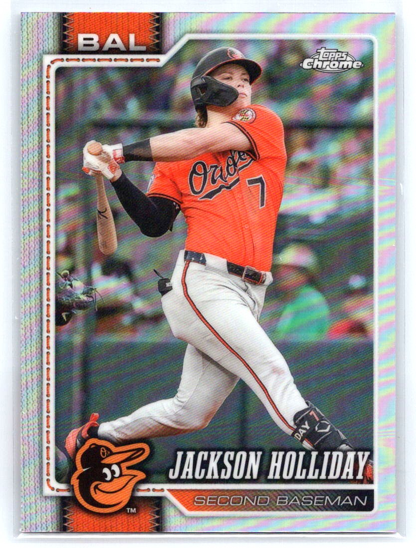 2026 Topps Chrome #136 Jackson Holliday Refractors