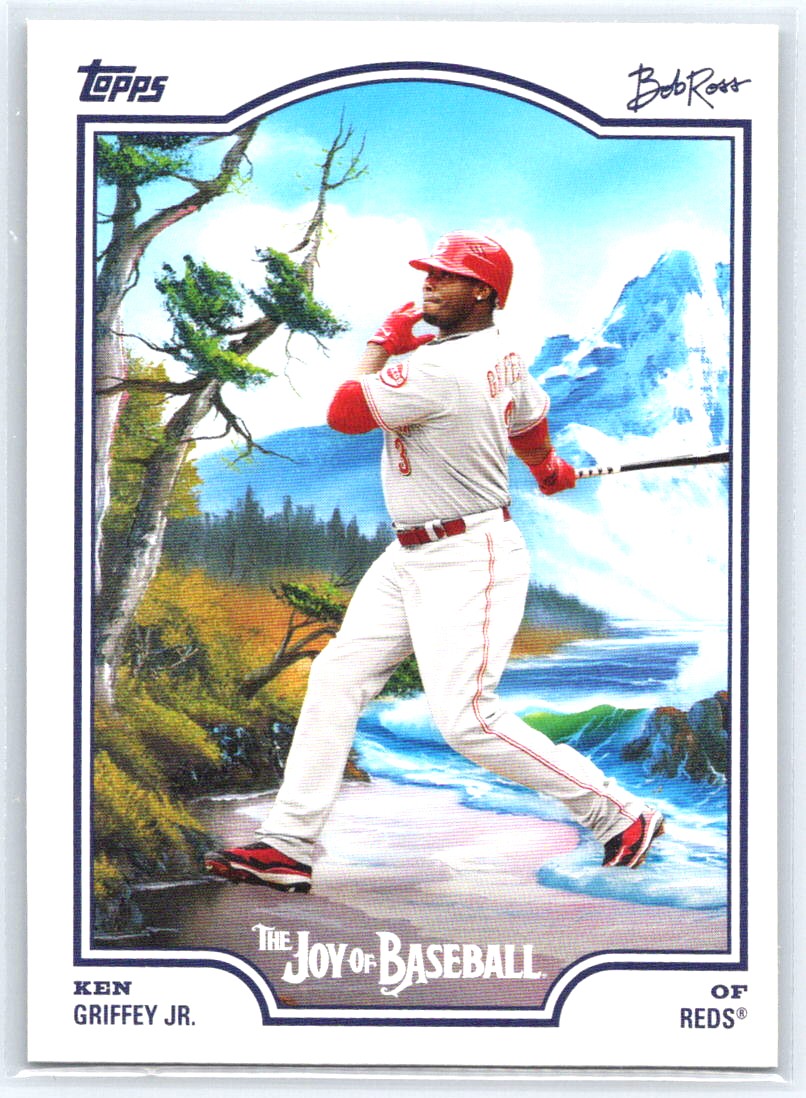 2025 Topps x Bob Ross: The Joy of Baseball #54 Ken Griffey Jr.