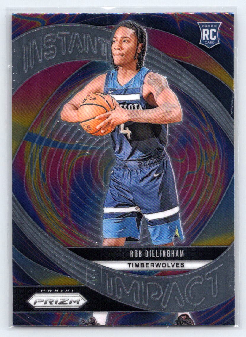 2024-25 Panini Prizm #8 Rob Dillingham Instant Impact