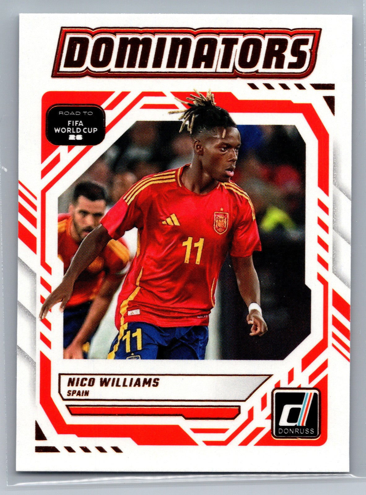 2025-26 Donruss Road to FIFA World Cup #7 Nico Williams Dominators