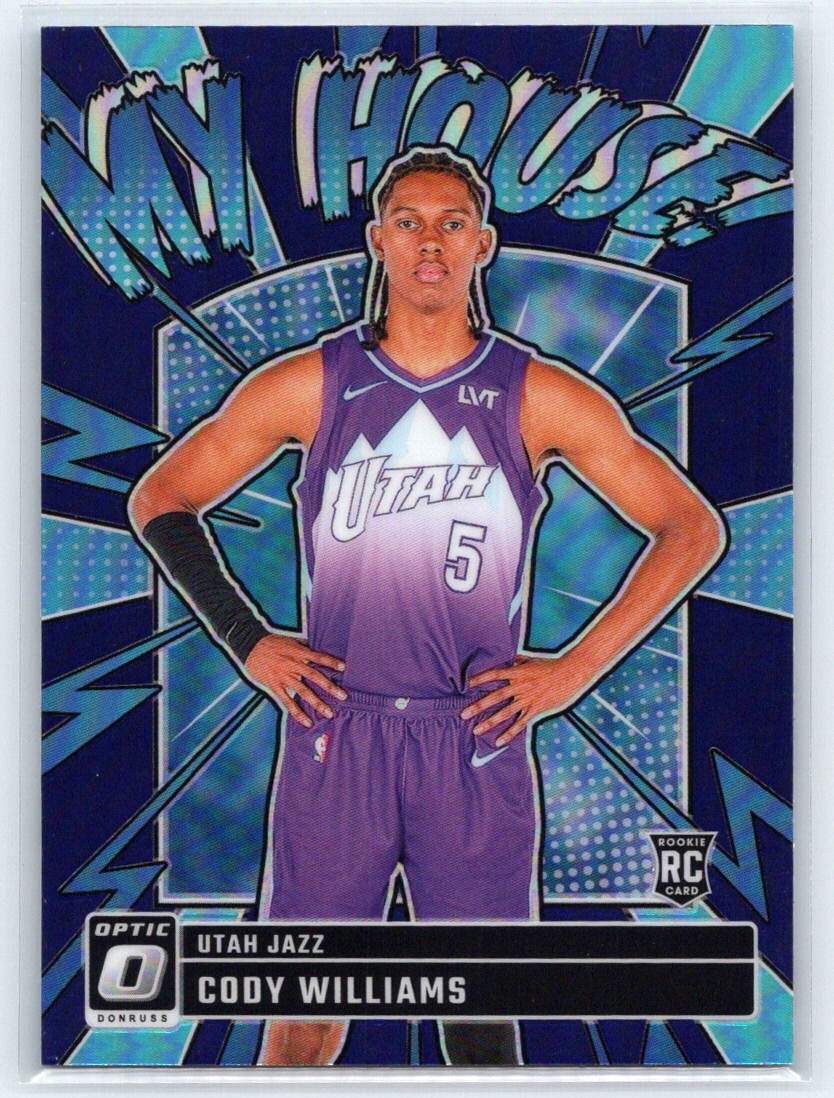 2024-25 Donruss Optic #4 Cody Williams My House Purple