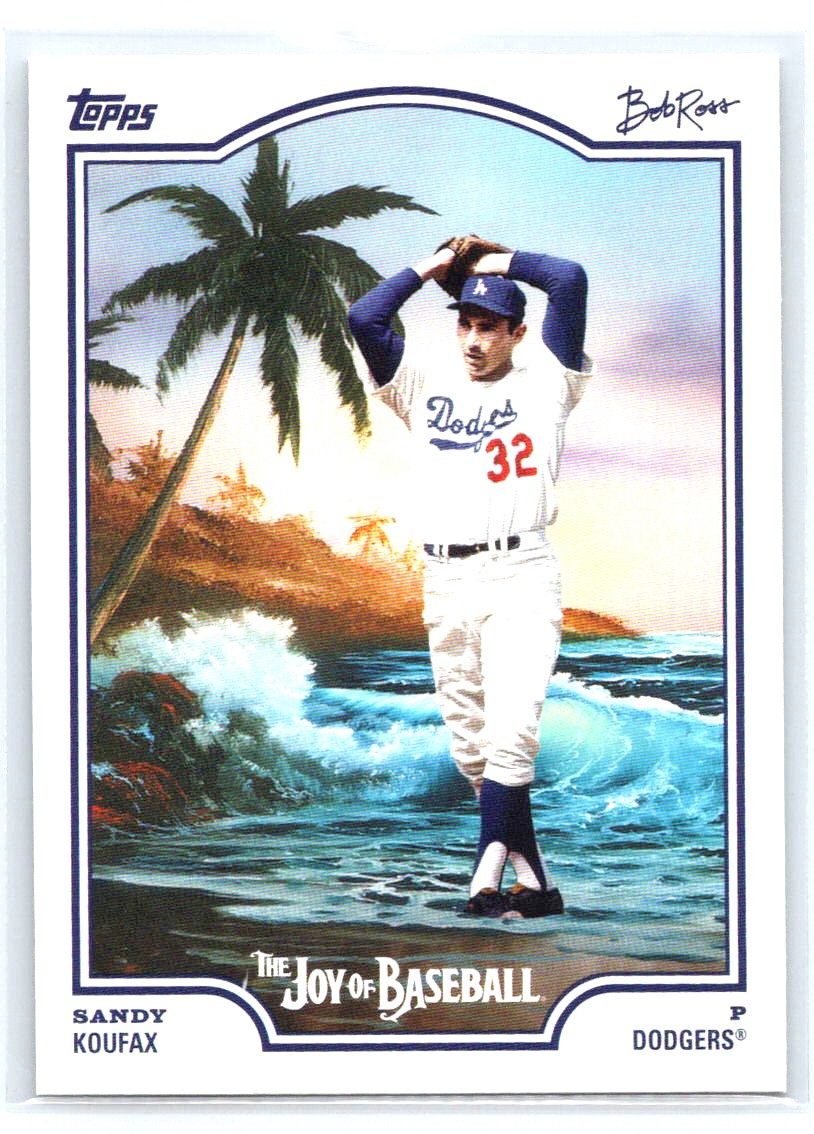 2025 Topps x Bob Ross: The Joy of Baseball #71 Sandy Koufax