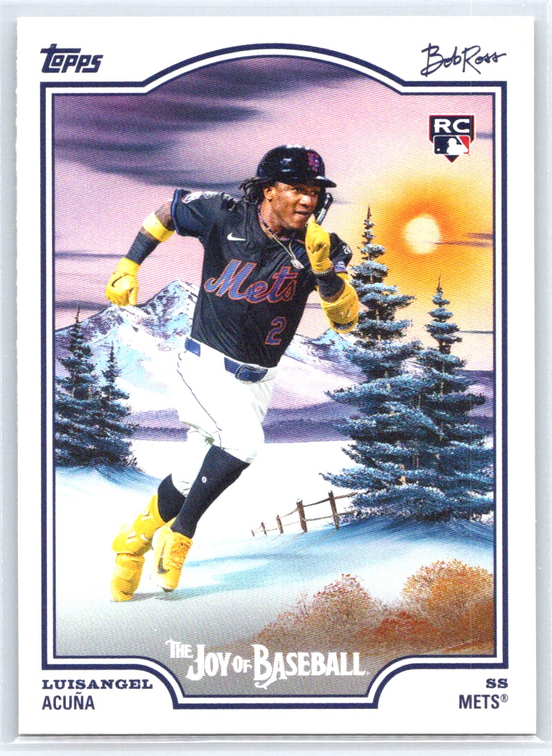 2025 Topps x Bob Ross: The Joy of Baseball #74 Luisangel Acuña