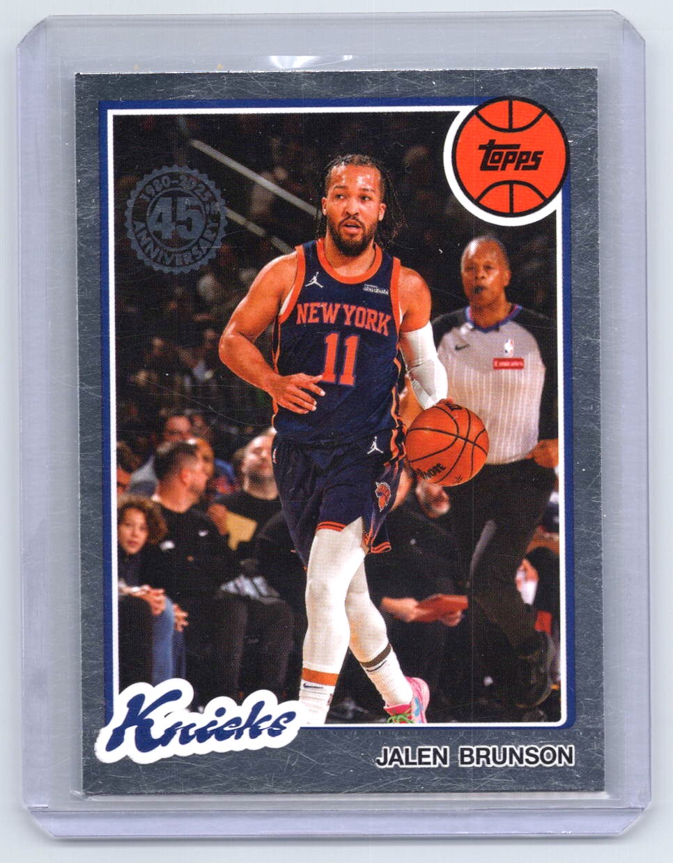 2025-26 Topps #80BK-95 Jalen Brunson 1980-81 Topps Basketball