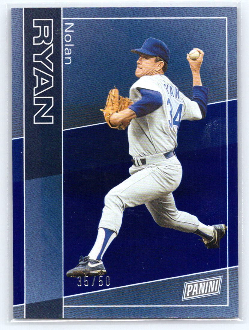 2025 Panini National Convention Silver Packs #32 Nolan Ryan Blue #/50