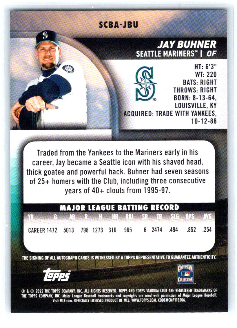 2025 Stadium Club #SCBA-AS Aaron Schunk Base Autographs Turquoise Foil #/99