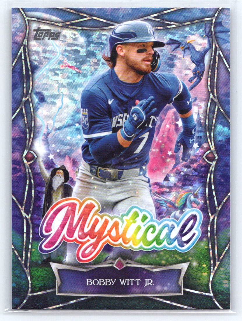 2025 Topps Update #MYS-8 Bobby Witt Jr. Mystical