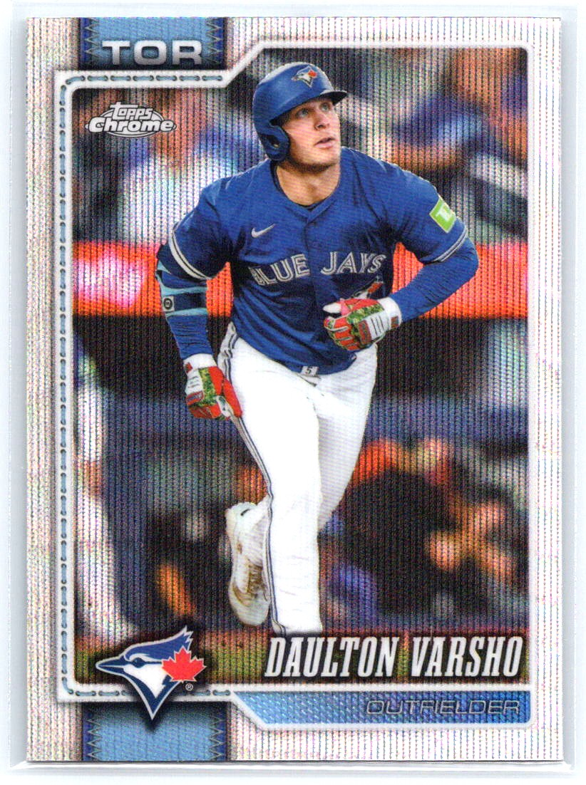 2026 Topps Chrome #224 Daulton Varsho Wave Refractors
