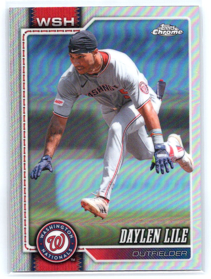 2026 Topps Chrome #132 Daylen Lile Refractors