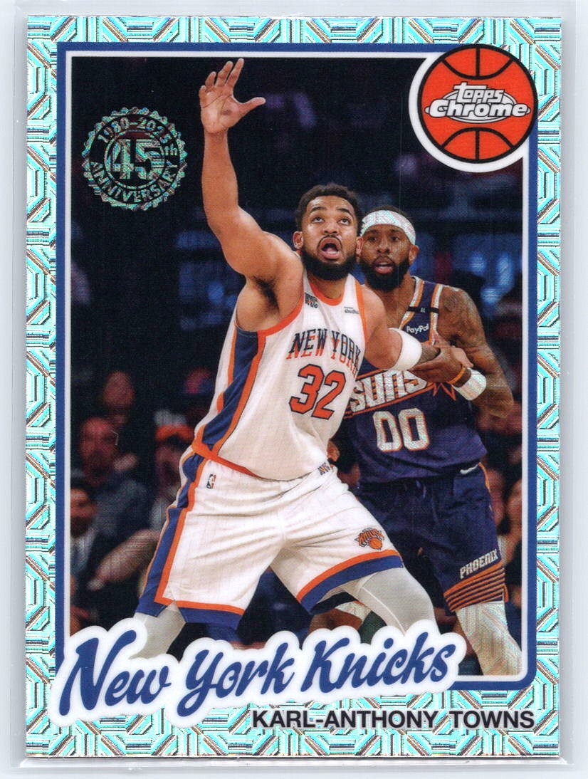 2025-26 Topps #TC-KT Karl-Anthony Towns 1980-81 Topps Chrome Basketball