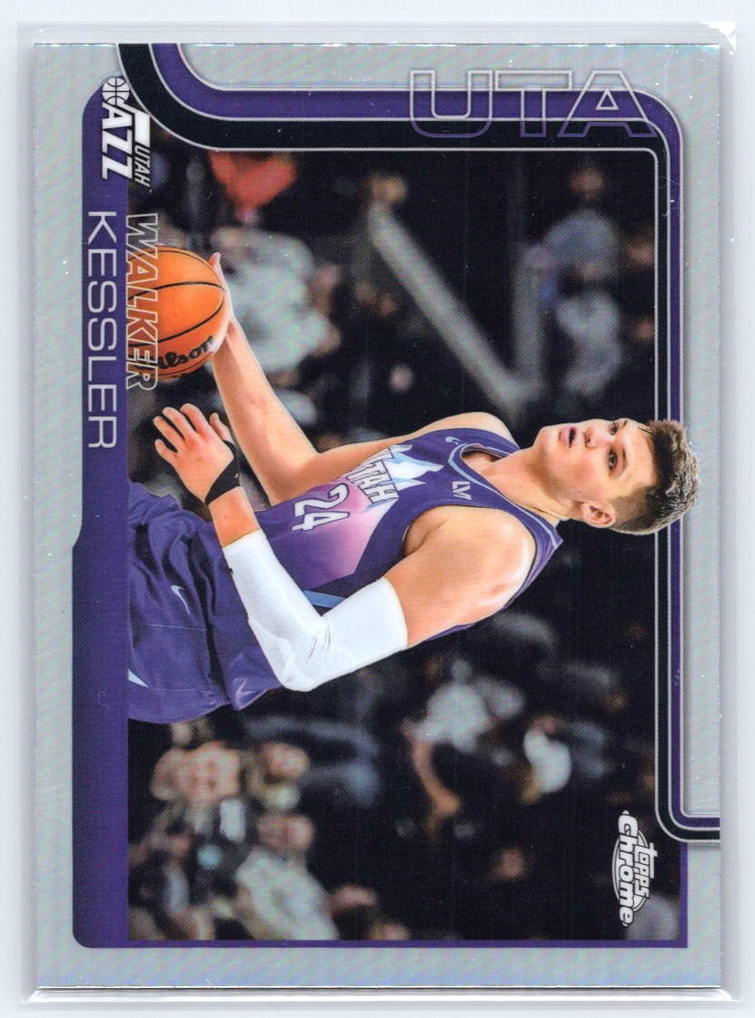 2025-26 Topps Chrome #205 Walker Kessler Refractor