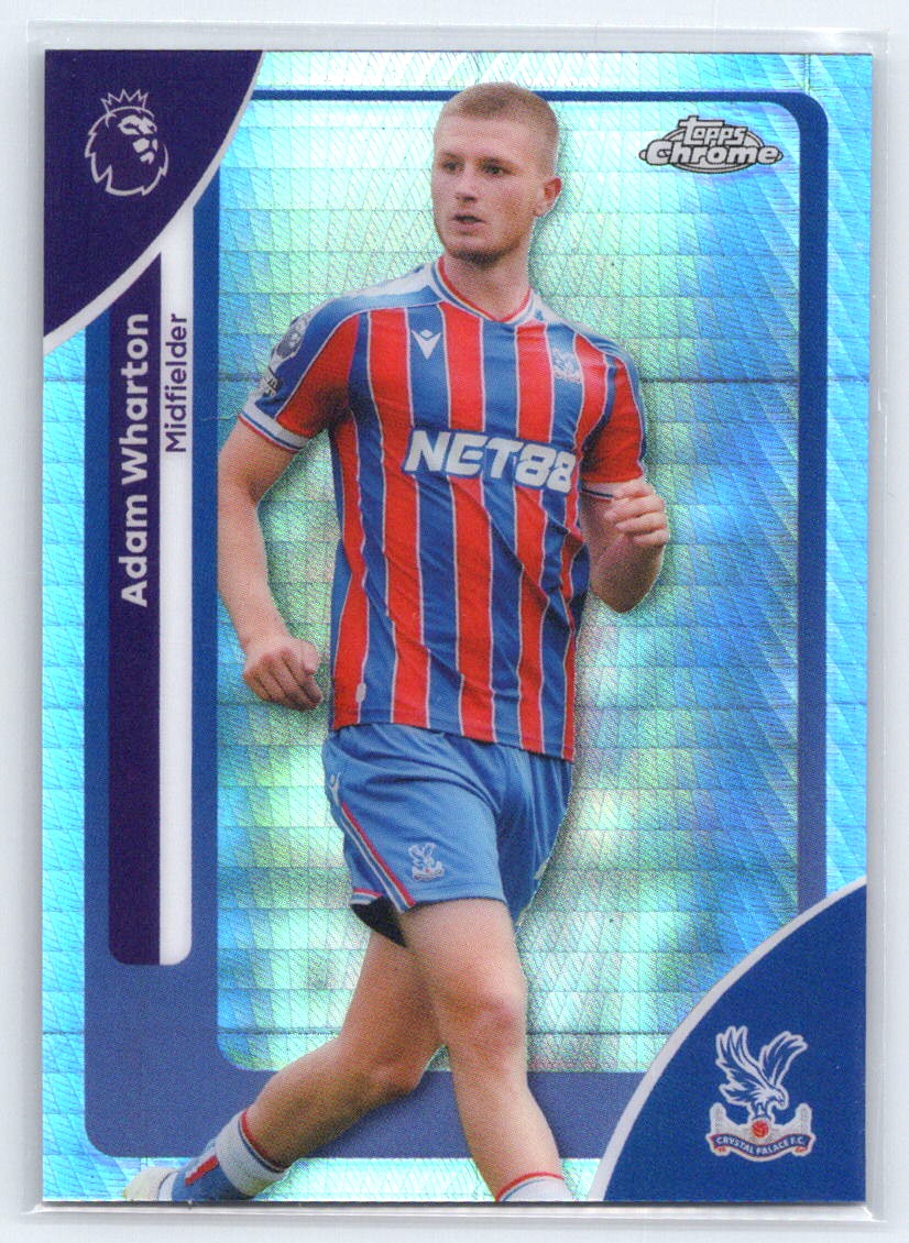 2025-26 Topps Chrome Premier League #77 Adam Wharton Prism Refractor