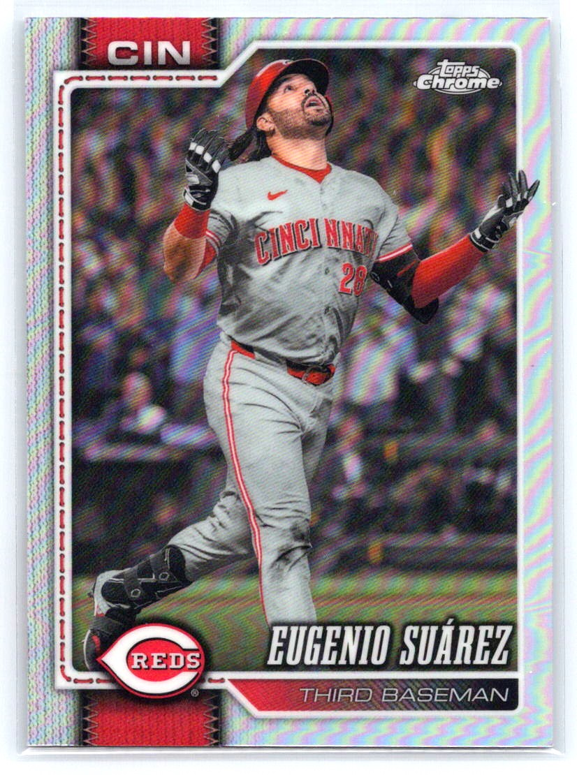 2026 Topps Chrome #203 Eugenio Suárez Refractors