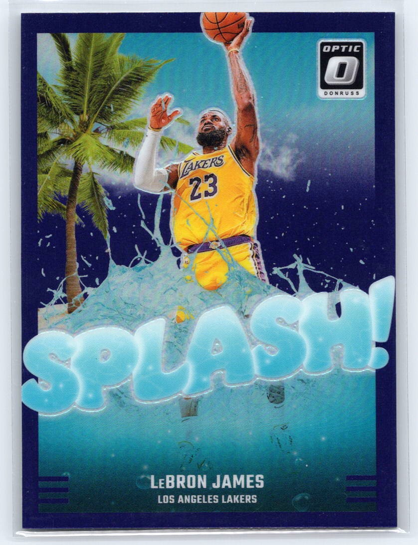 2024-25 Donruss Optic #5 LeBron James Splash! Purple