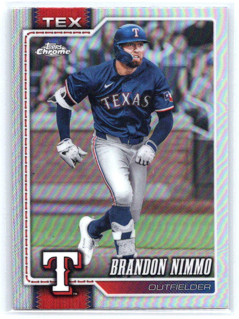 2026 Topps Chrome #101 Brandon Nimmo Refractors