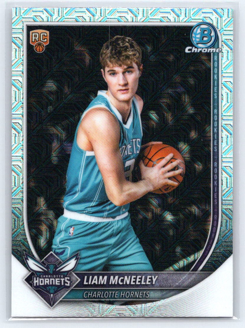 2025-26 Bowman #BCV-29 Liam McNeeley Chrome Mojo Refractors