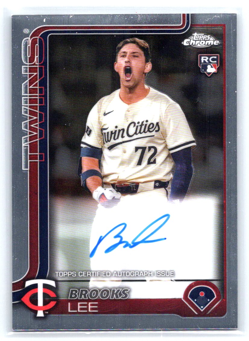 2025 Topps Chrome #RA-BL Brooks Lee Rookie Autographs