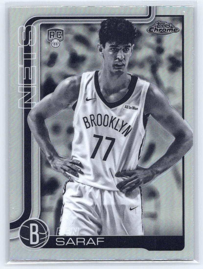 2025-26 Topps Chrome #276 Ben Saraf Negative Refractor