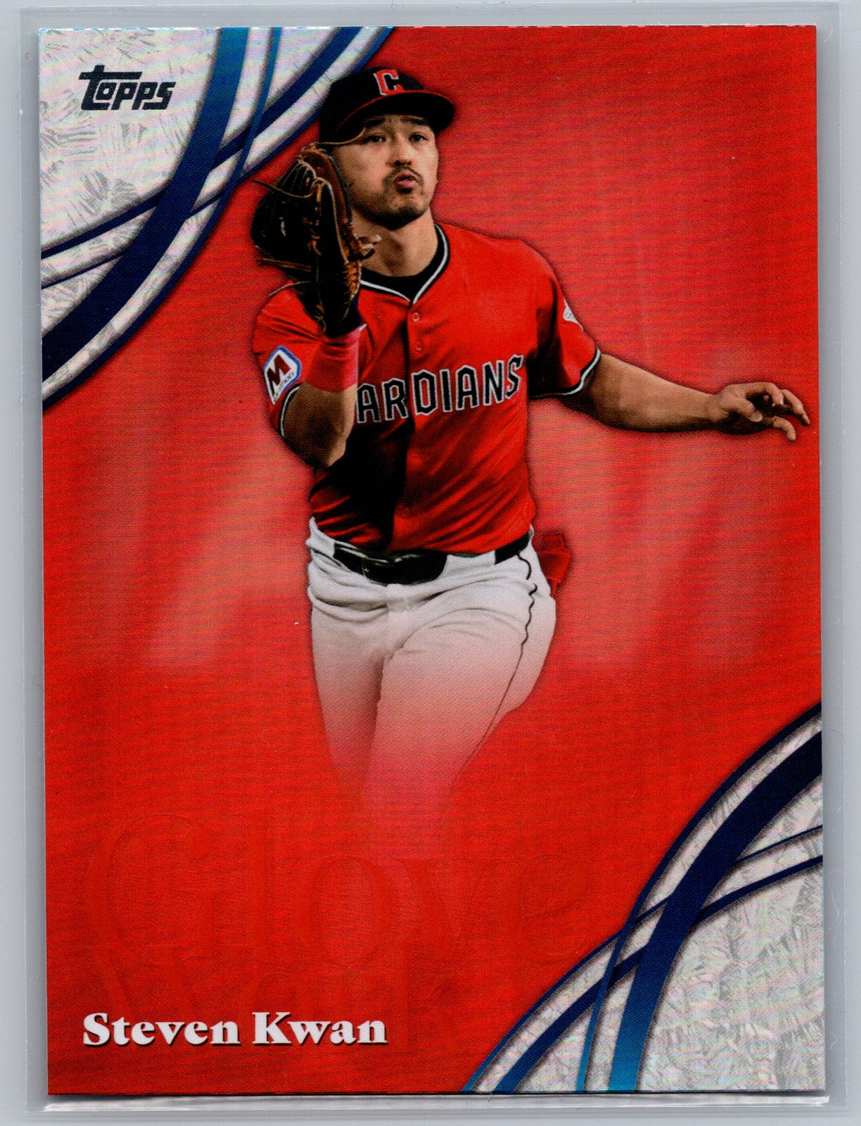 2026 Topps #GW-27 Steven Kwan Glove Work