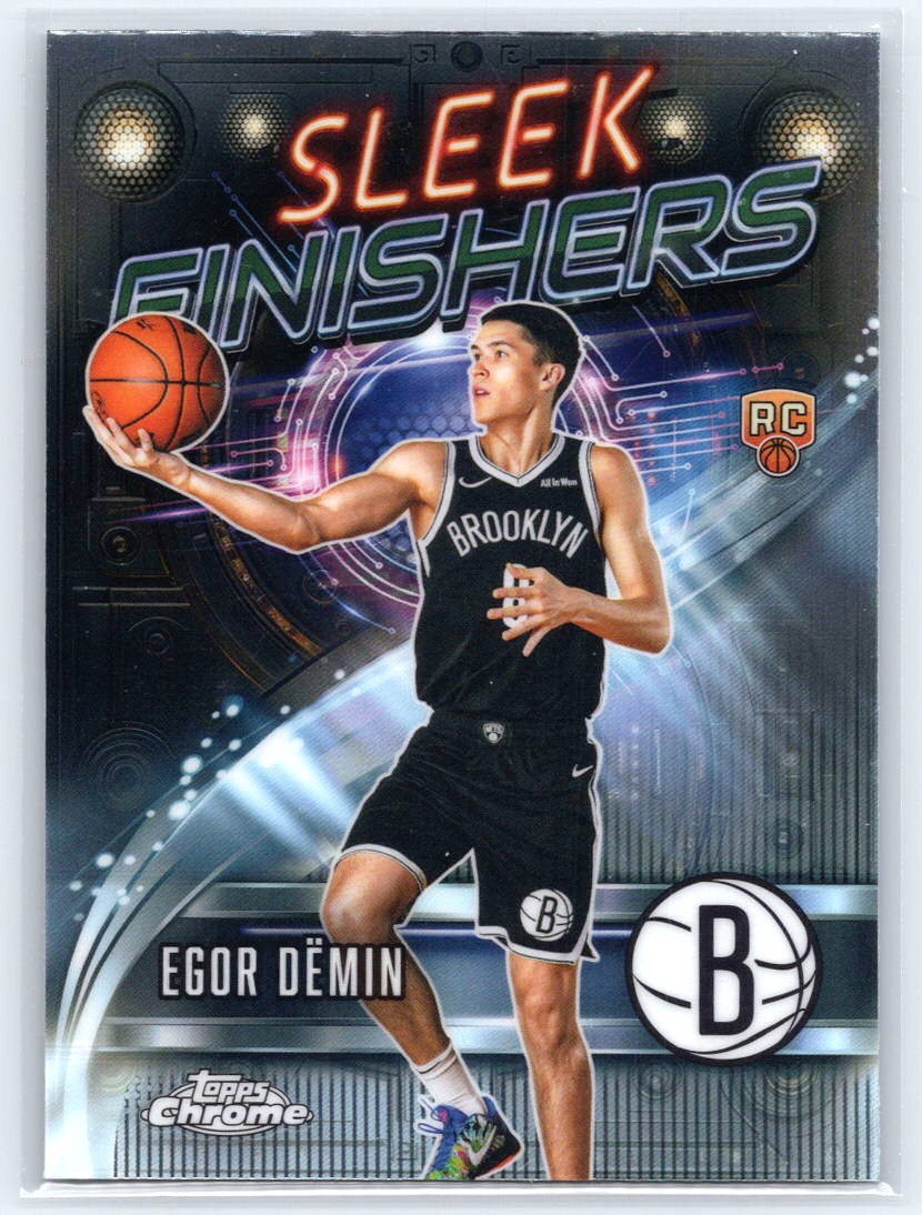 2025-26 Topps Chrome #SF-29 Egor Dëmin Sleek Finishers