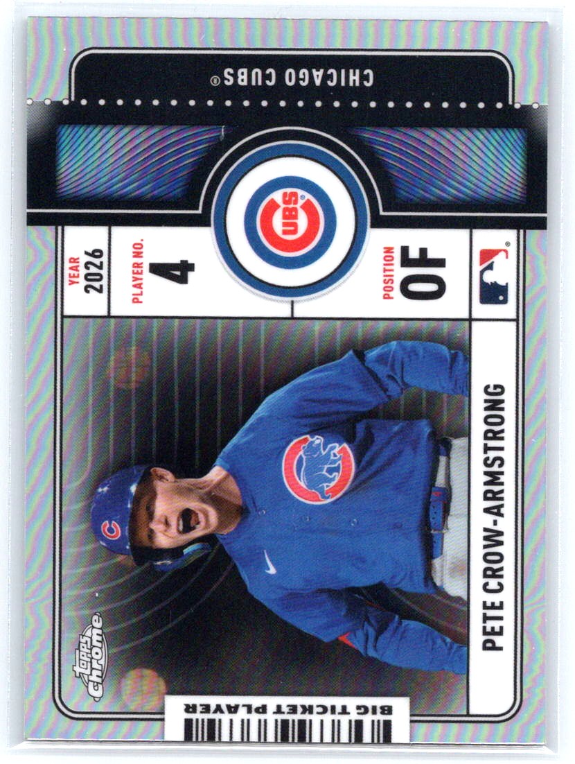 2026 Topps Chrome #BTP-13 Pete Crow-Armstrong Big Ticket Players