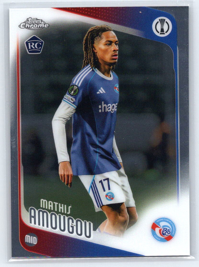 2025-26 Topps Chrome UEFA Club Competitions #177 Mathis Amougou