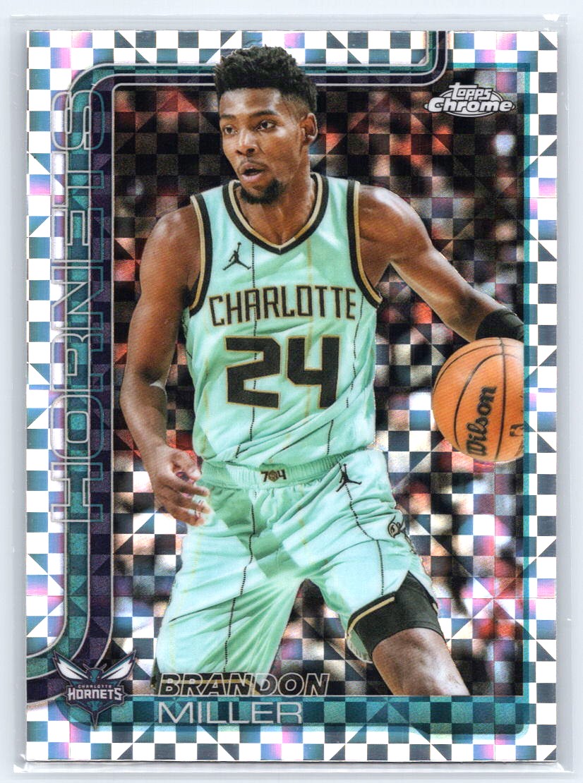 2025-26 Topps Chrome #89 Brandon Miller X-Fractor