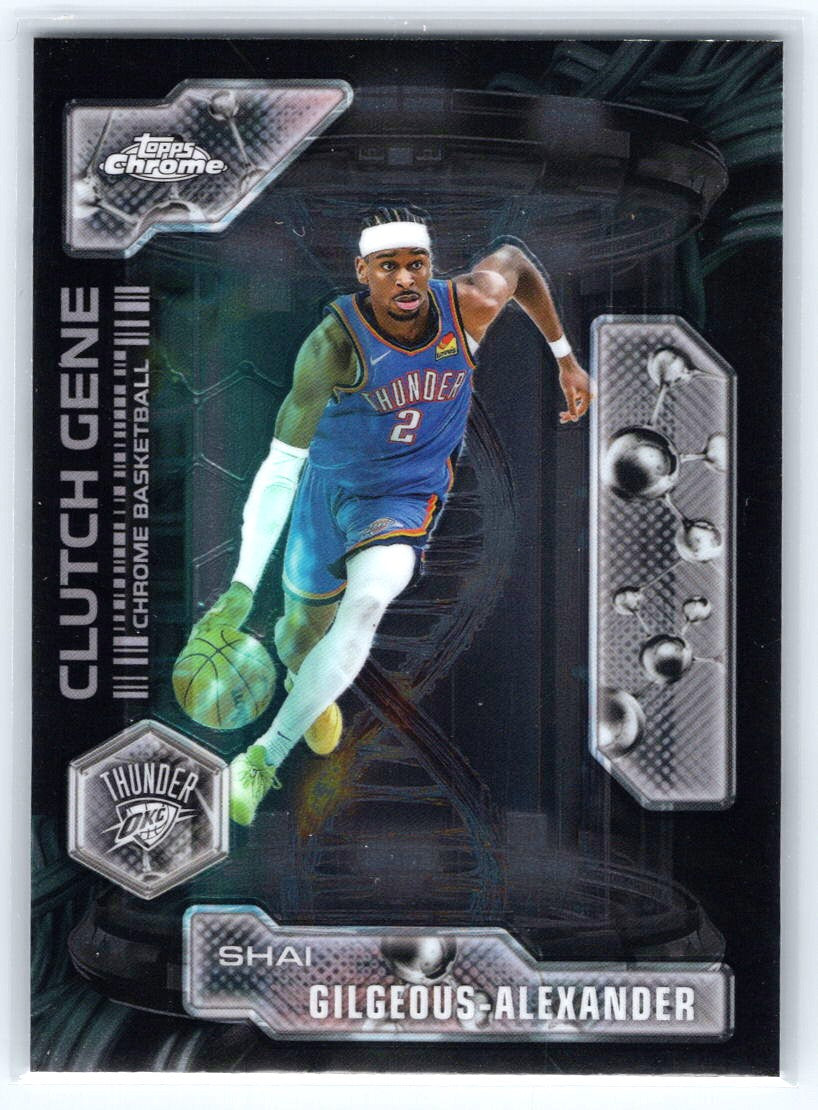 2025-26 Topps Chrome #CG-9 Shai Gilgeous-Alexander Clutch Gene