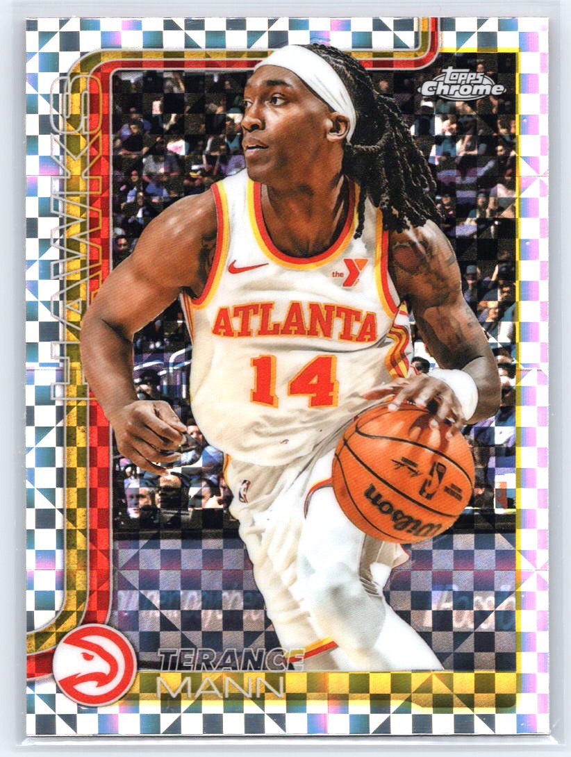 2025-26 Topps Chrome #9 Terance Mann X-Fractor