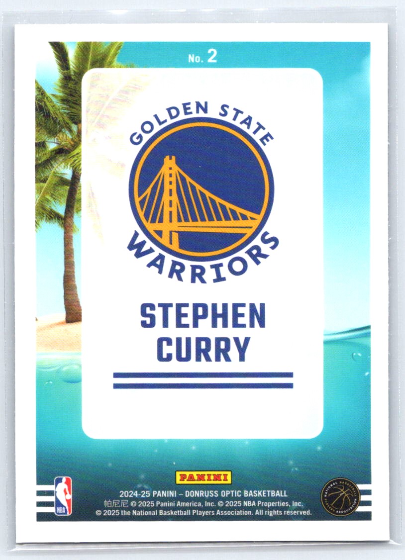 2024-25 Donruss Optic #2 Stephen Curry Splash!