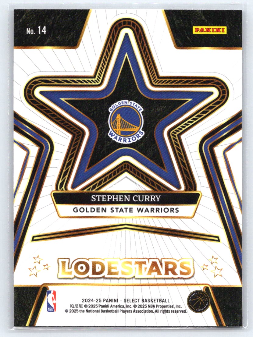 2024-25 Panini Select #14 Stephen Curry Lodestars