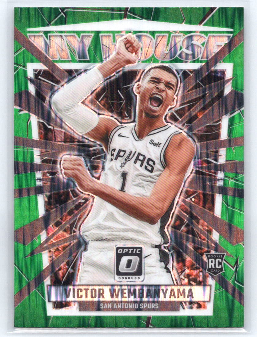 2023-24 Donruss Optic #6 Victor Wembanyama My House Green Shock