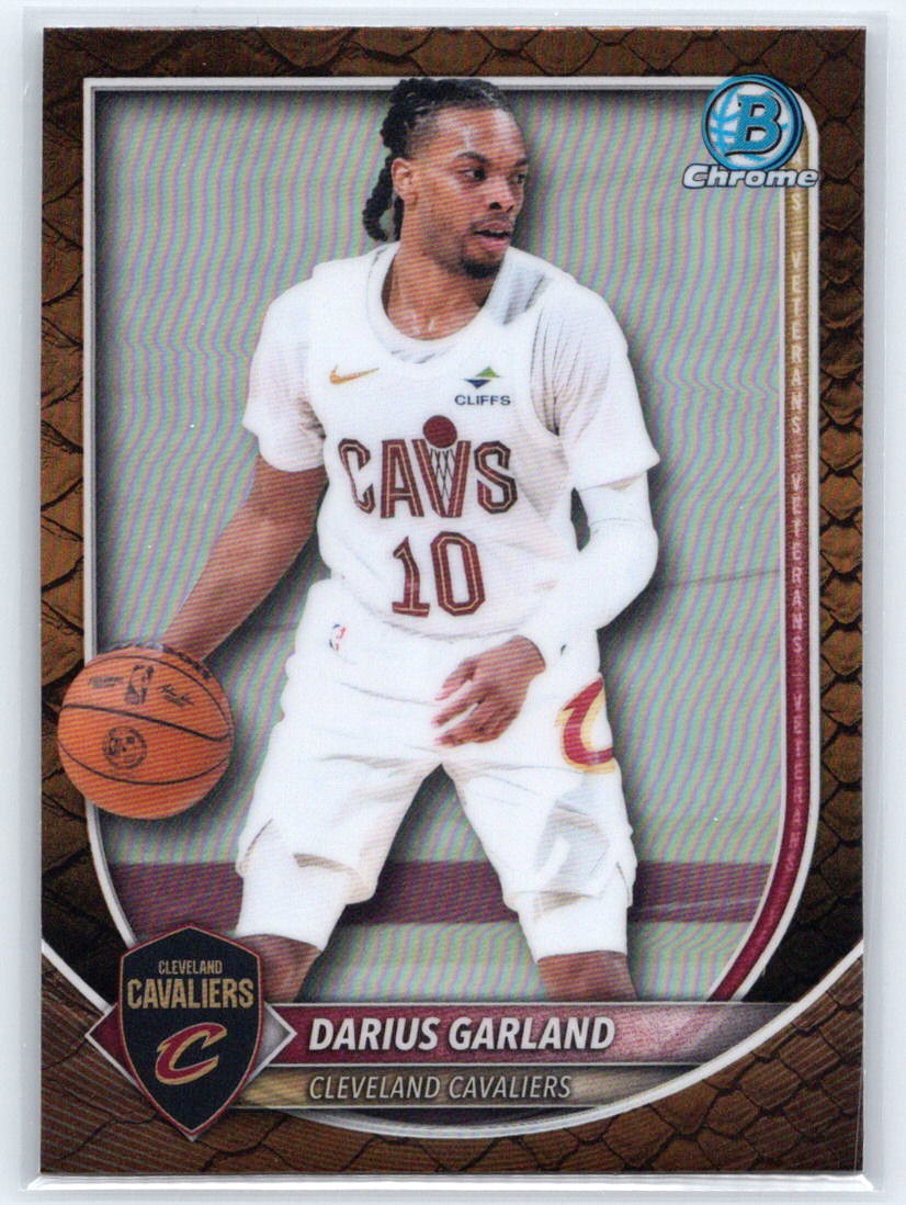 2025-26 Bowman #BCV-92 Darius Garland Chrome Reptilian Refractors