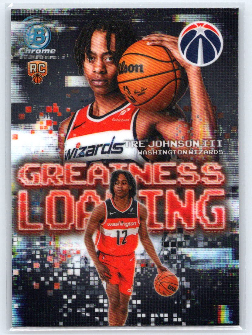 2025-26 Bowman #GL-6 Tre Johnson III Greatness Loading