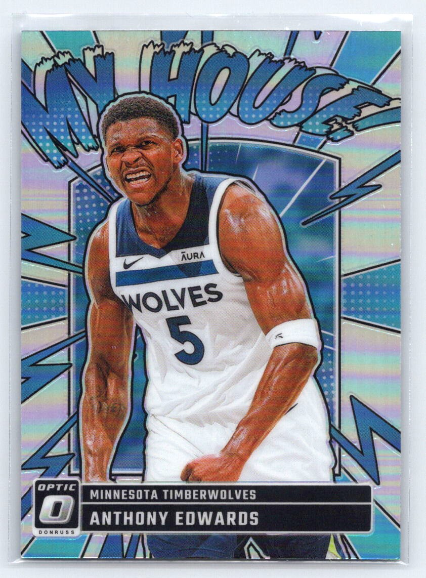 2024-25 Donruss Optic #2 Anthony Edwards My House Holo